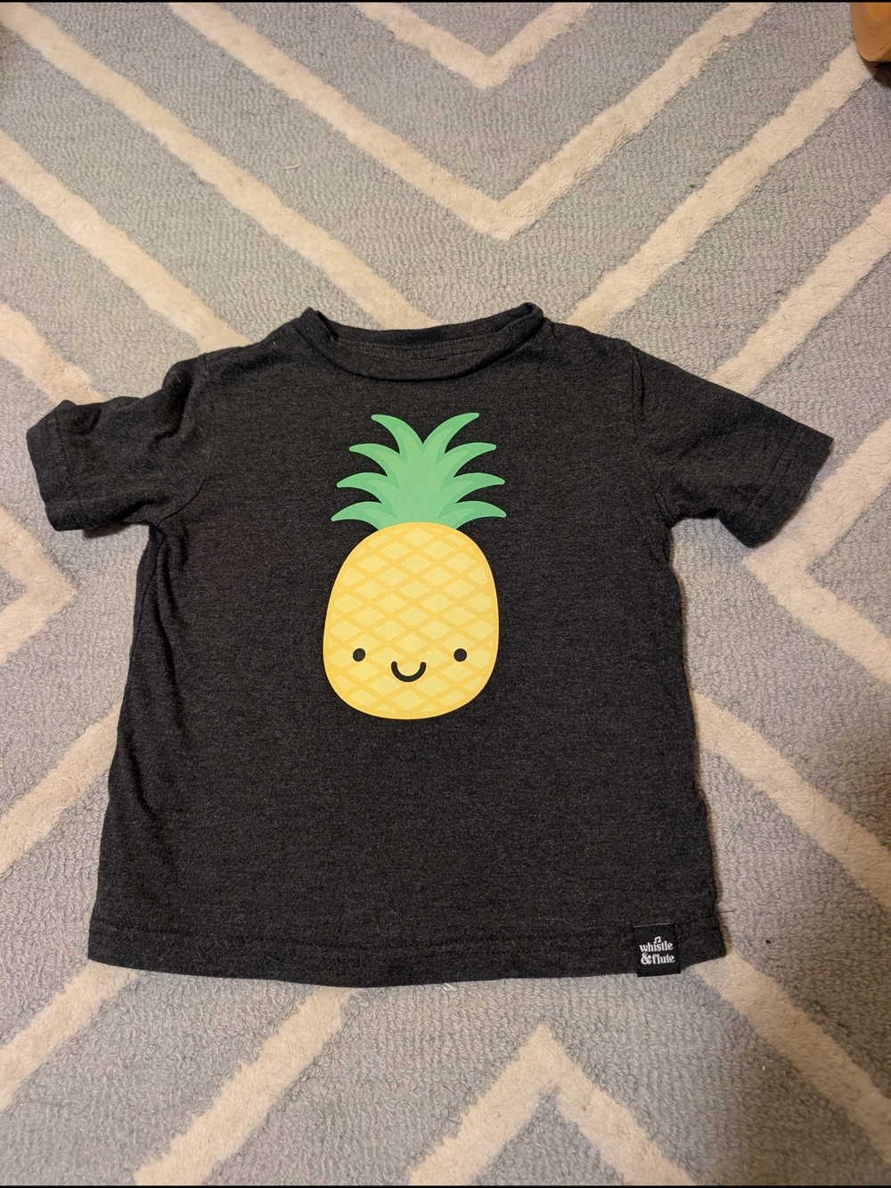 Whistle And Flute Toddler T-Shirt With Pineapple